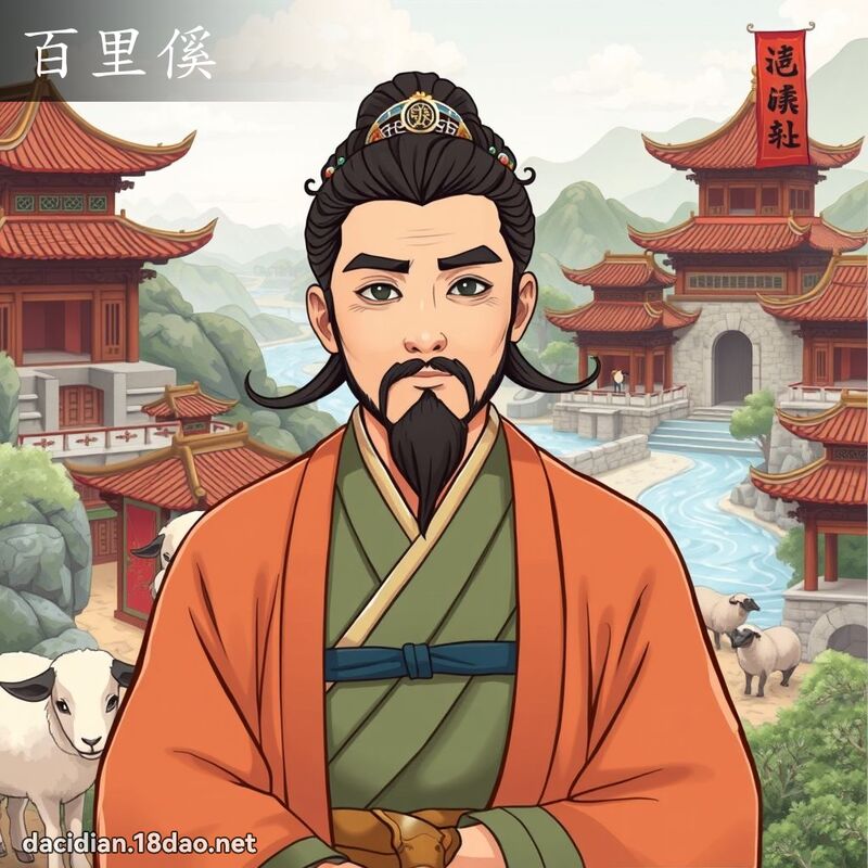 百里傒 - 国语大辞典配图