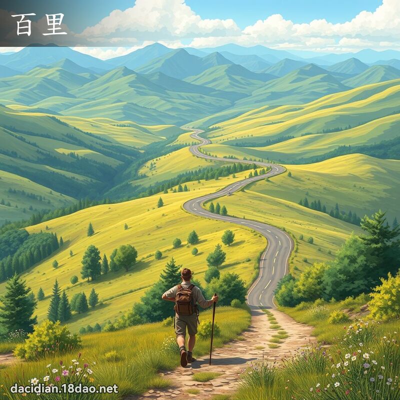 百里 - 国语大辞典配图