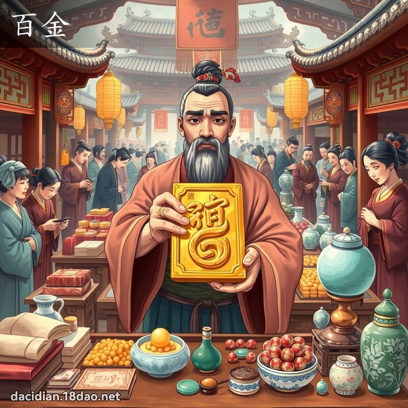 百金 - 國語大辭典配圖