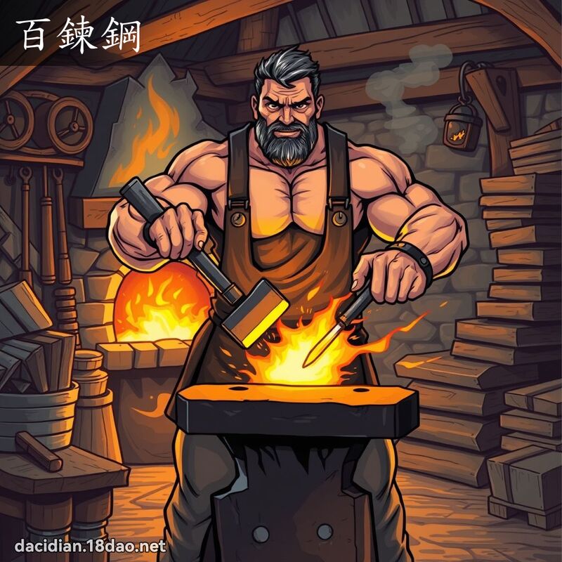 百鍊鋼 - 國語大辭典配圖