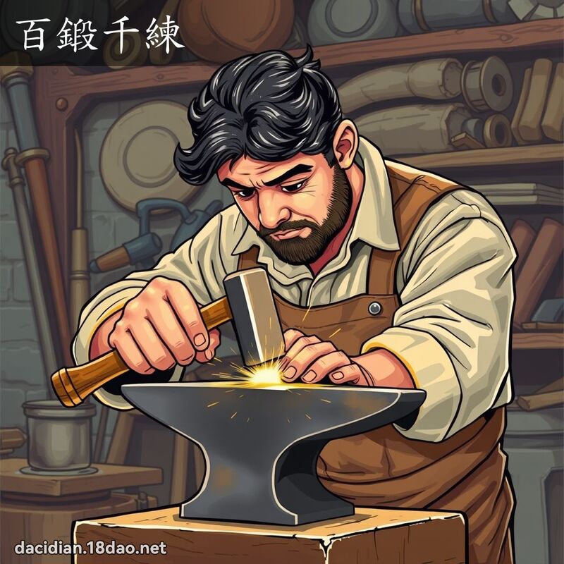 百锻千练 - 国语大辞典配图