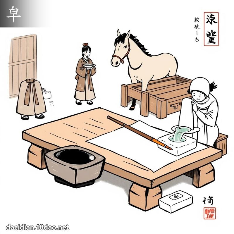 皁 - 國語大辭典配圖