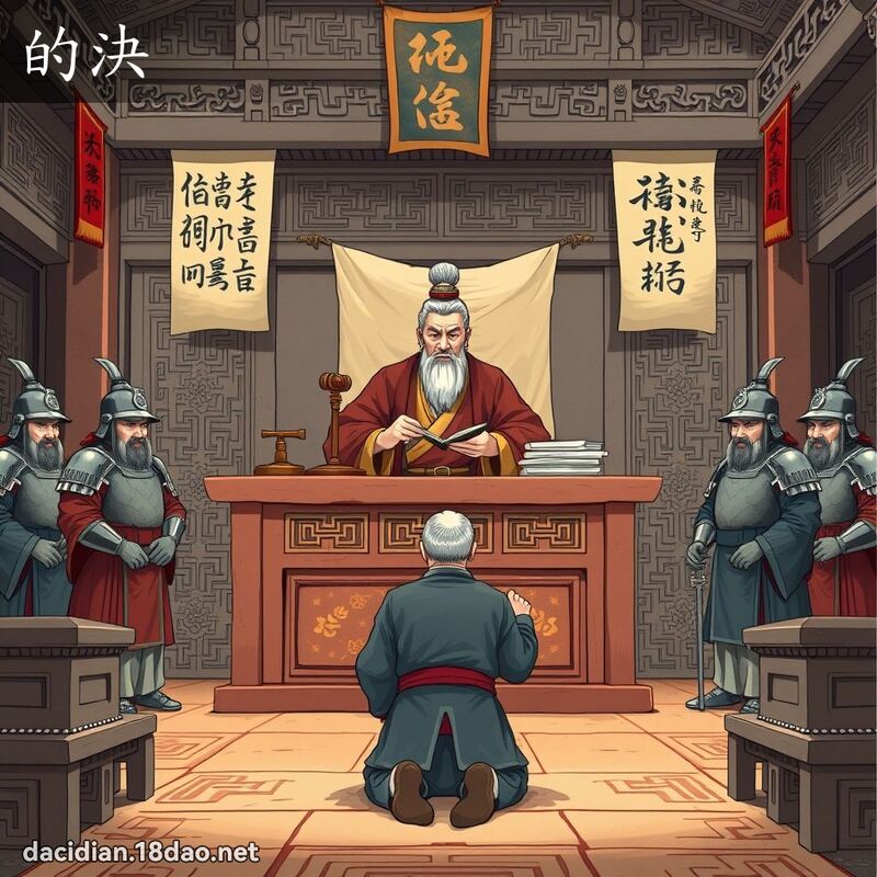的决 - 国语大辞典配图