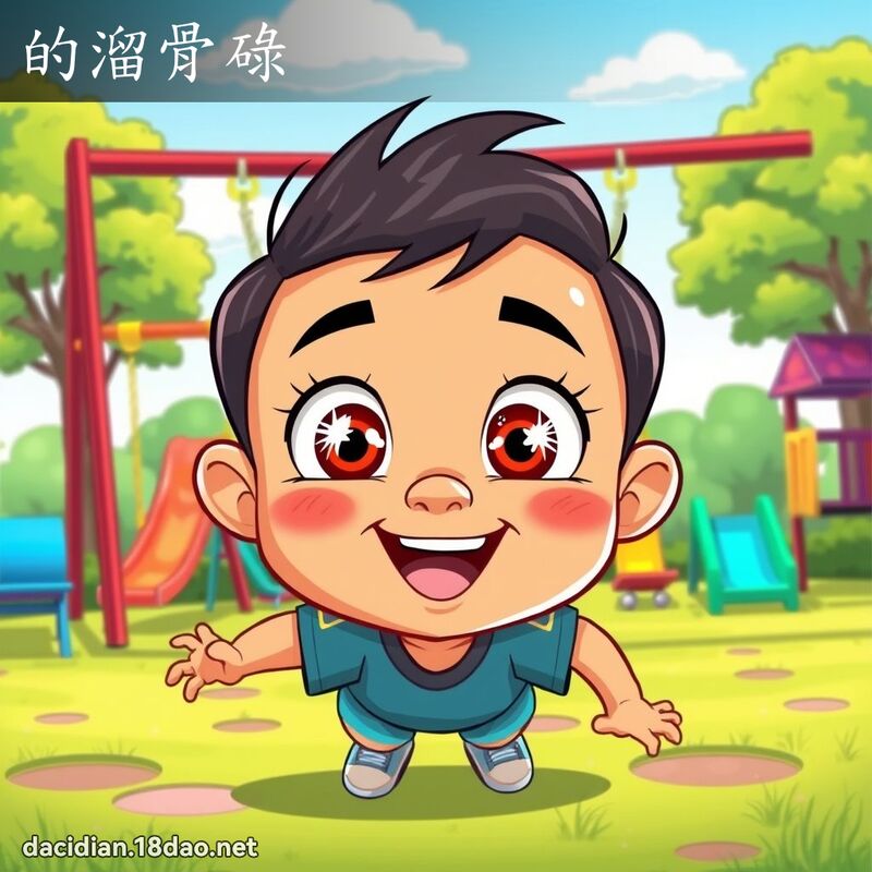 的溜骨碌 - 国语大辞典配图