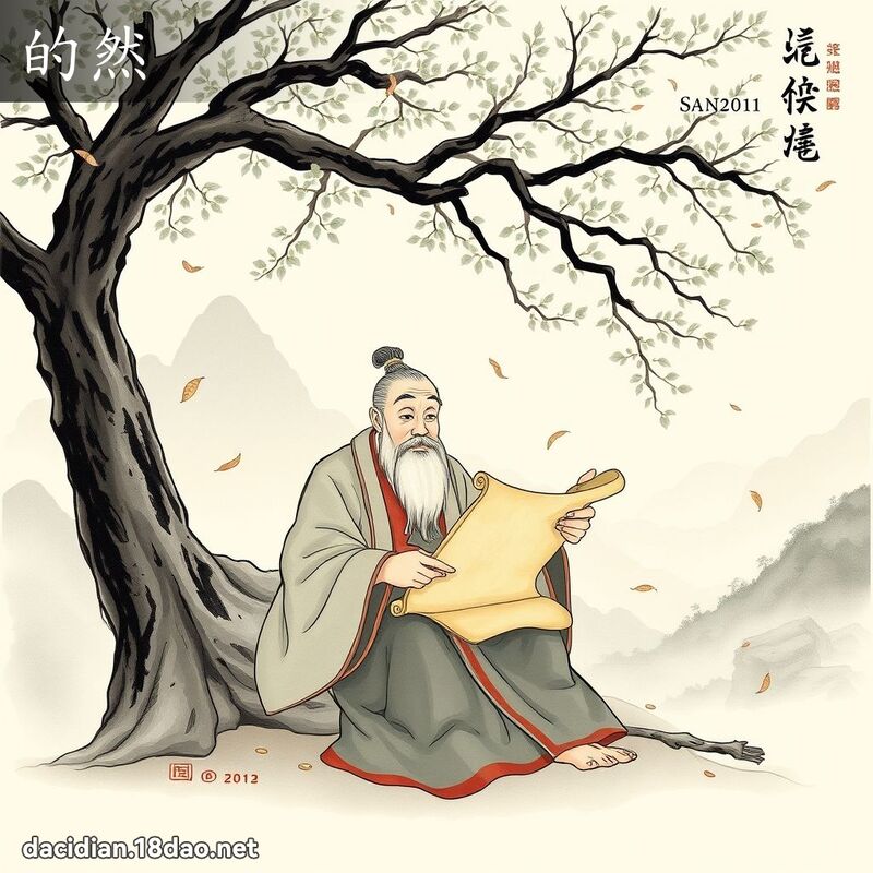 的然 - 国语大辞典配图