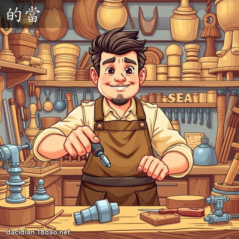 的当 - 国语大辞典配图