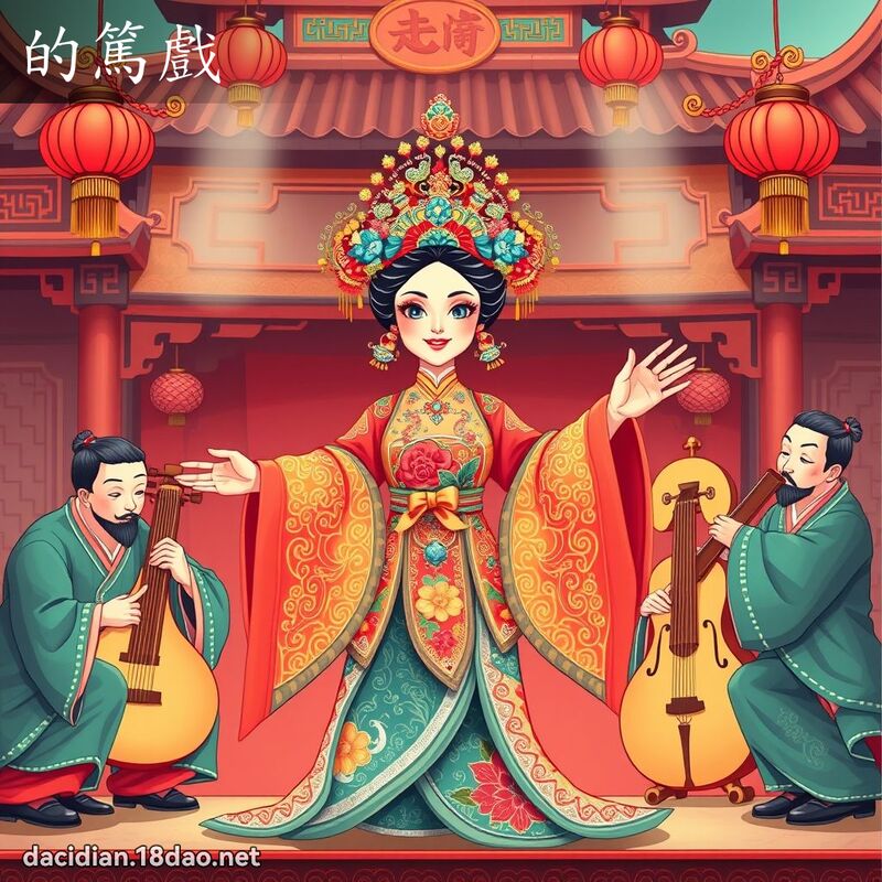 的篤戏 - 国语大辞典配图