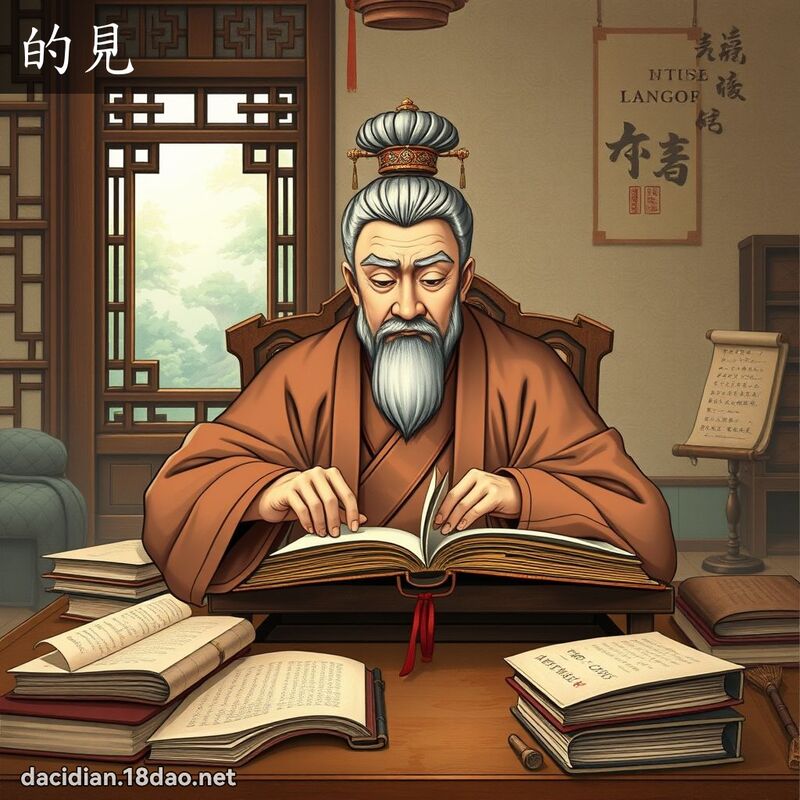 的見 - 國語大辭典配圖