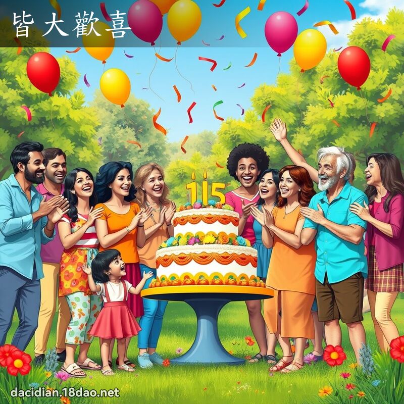 皆大欢喜 - 国语大辞典配图