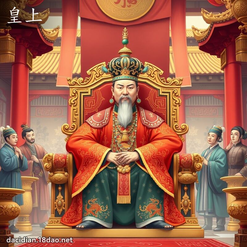 皇上 - 國語大辭典配圖