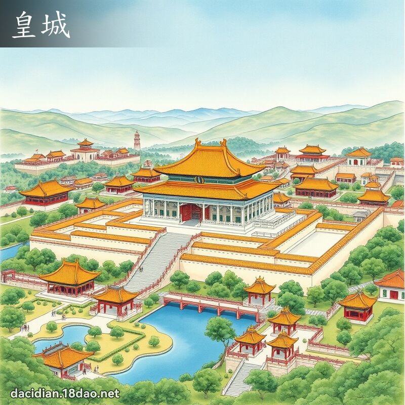 皇城 - 國語大辭典配圖