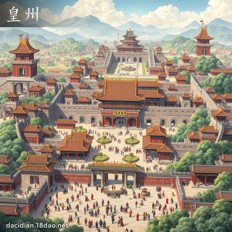 皇州 - 國語大辭典配圖
