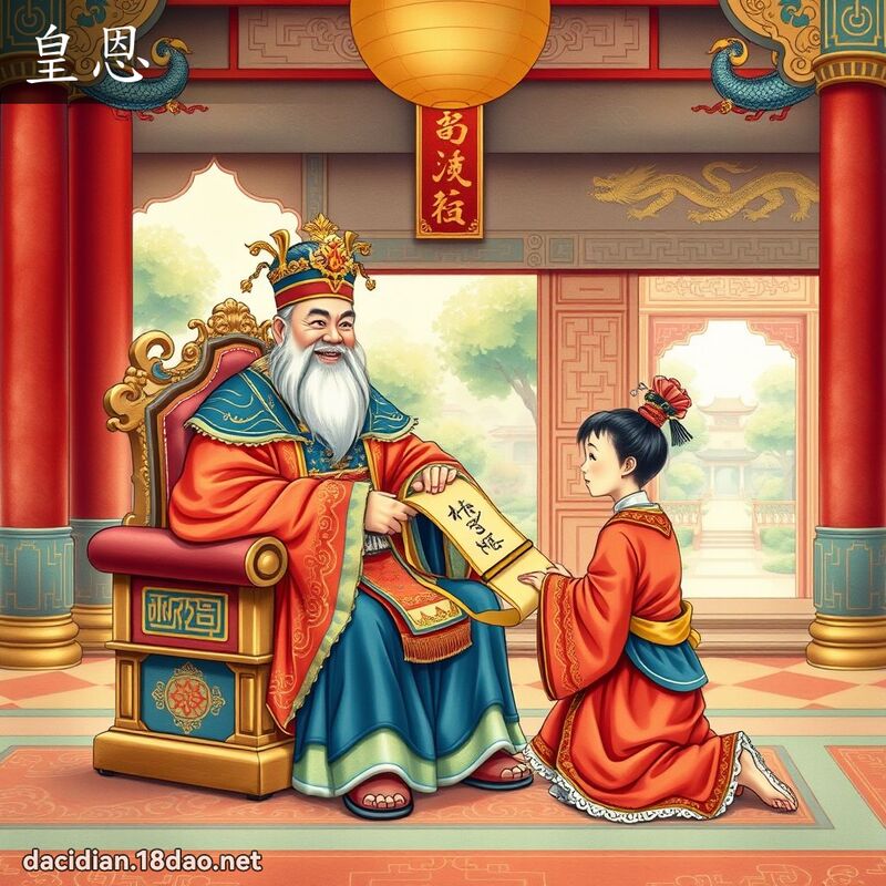 皇恩 - 国语大辞典配图