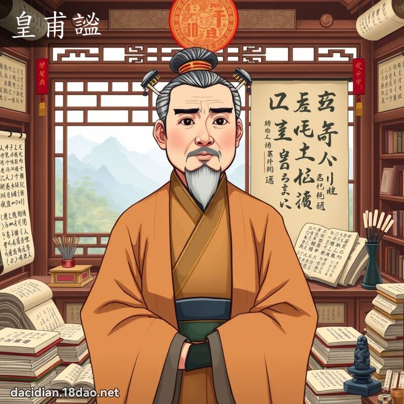 皇甫謐 - 國語大辭典配圖