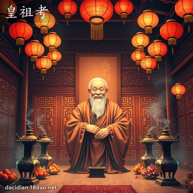 皇祖考 - 國語大辭典配圖