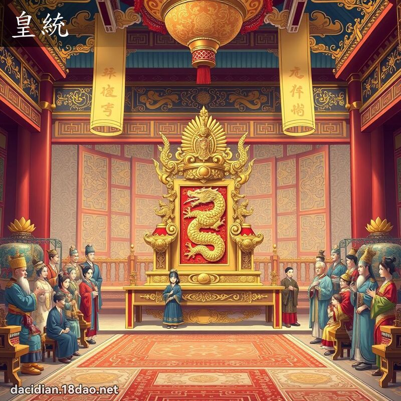 皇統 - 國語大辭典配圖