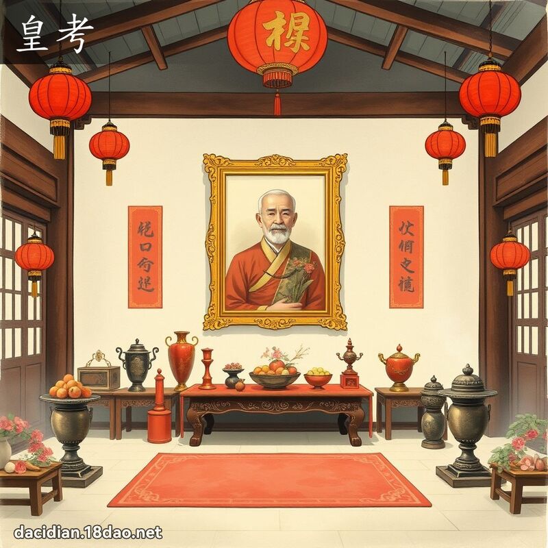 皇考 - 國語大辭典配圖