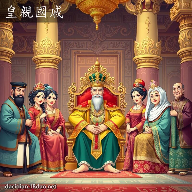 皇親國戚 - 國語大辭典配圖