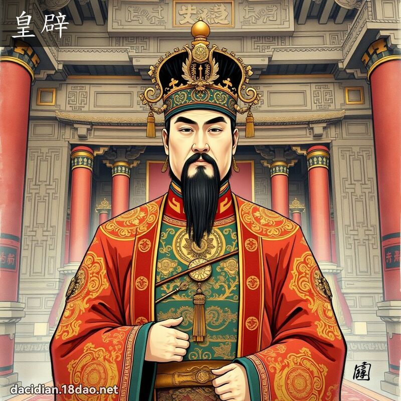 皇辟 - 國語大辭典配圖