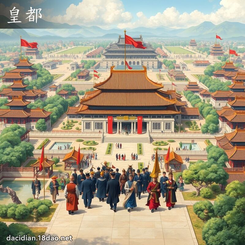 皇都 - 國語大辭典配圖