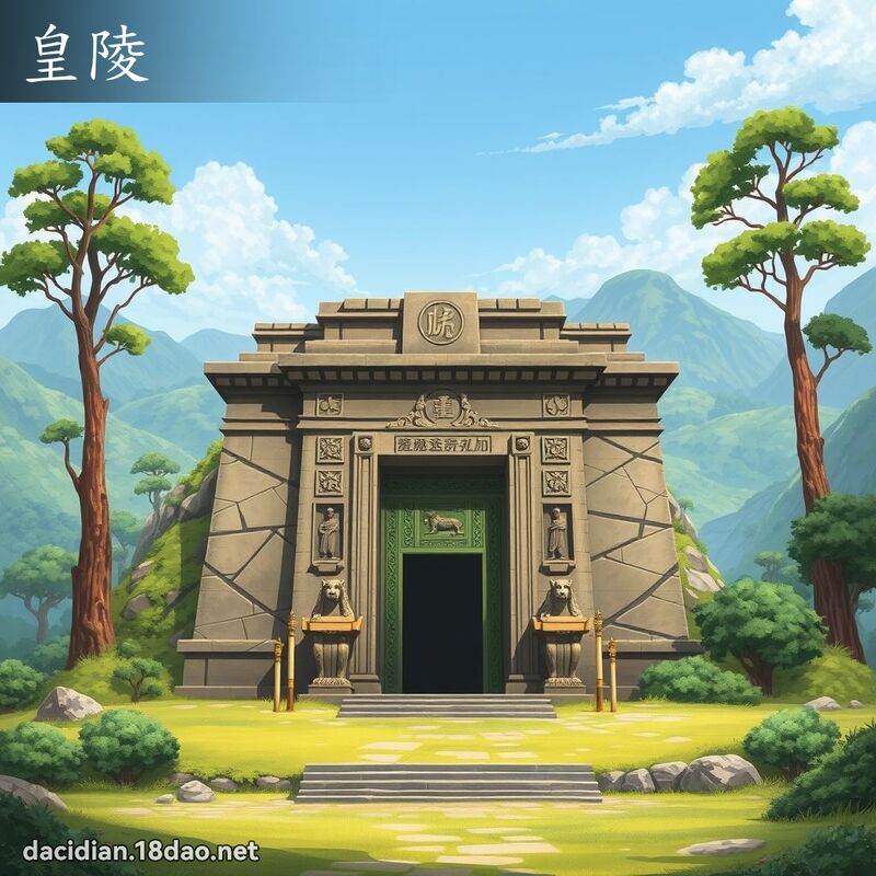 皇陵 - 國語大辭典配圖