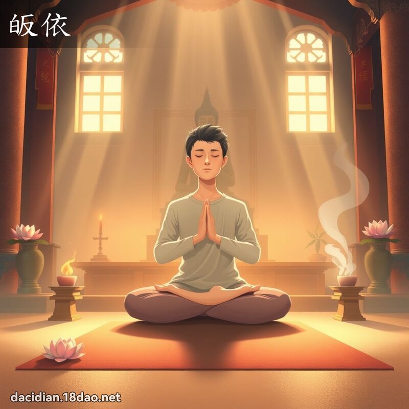 皈依 - 国语大辞典配图