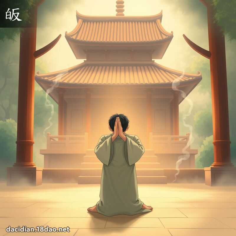皈 - 國語大辭典配圖