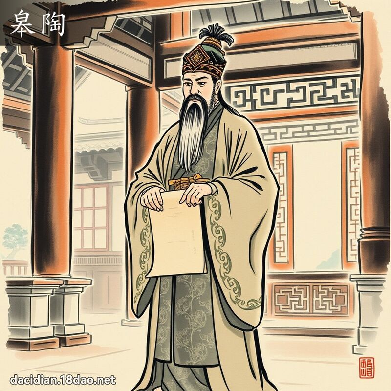皋陶 - 国语大辞典配图