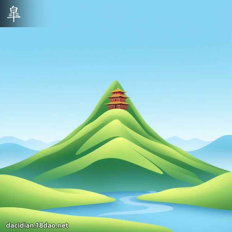 皐 - 國語大辭典配圖