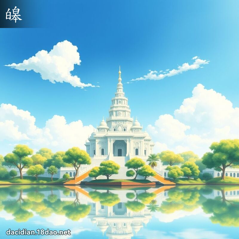 皞 - 國語大辭典配圖