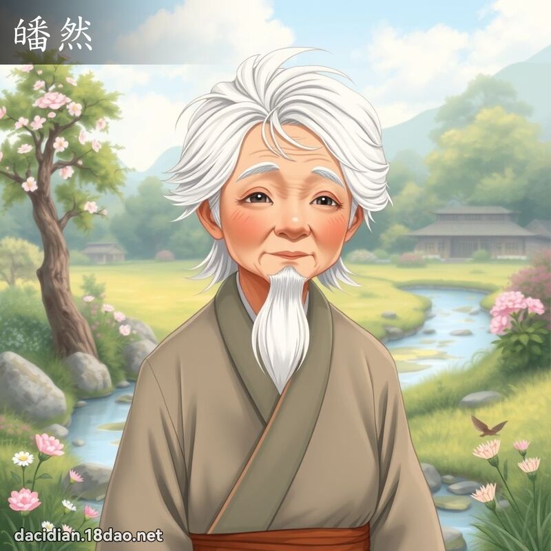 皤然 - 國語大辭典配圖