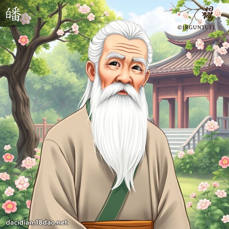 皤 - 國語大辭典配圖