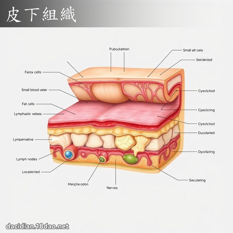 皮下組織 - 國語大辭典配圖