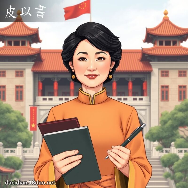 皮以書 - 國語大辭典配圖