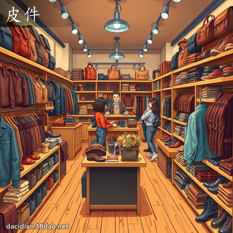 皮件 - 国语大辞典配图