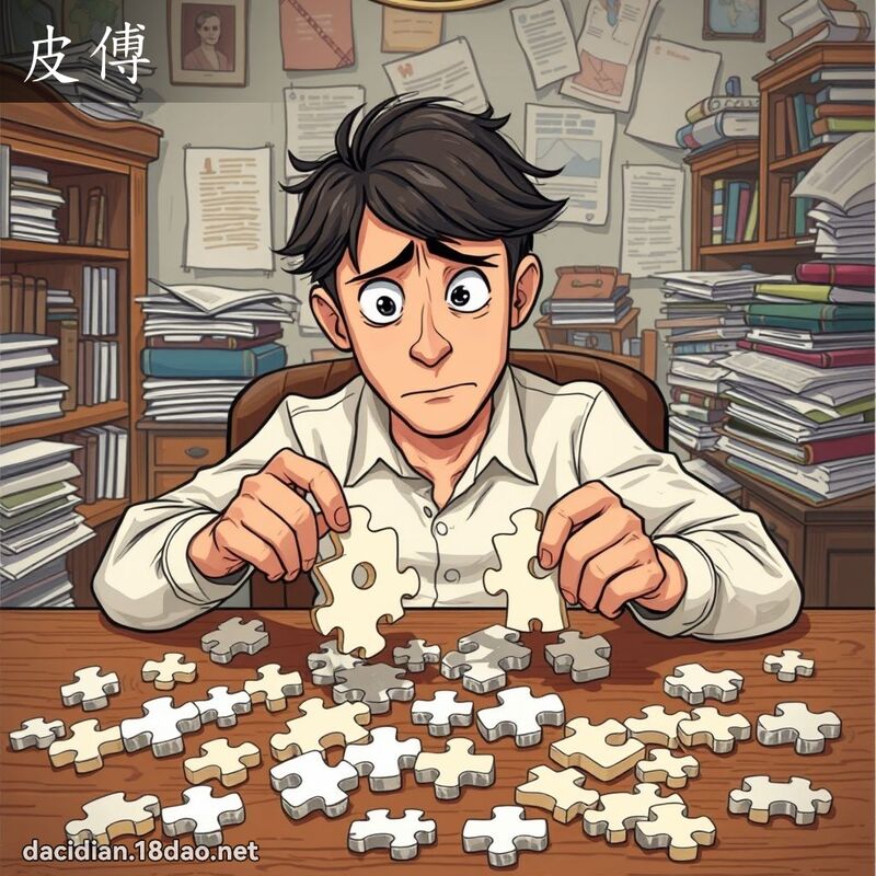 皮傅 - 國語大辭典配圖