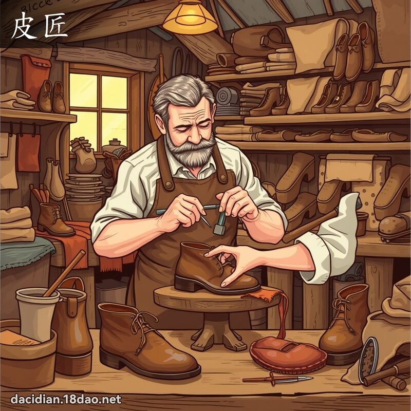 皮匠 - 国语大辞典配图