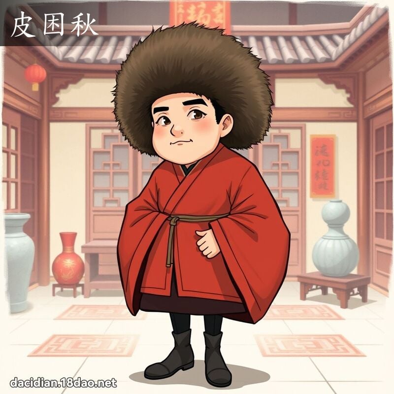 皮困秋 - 国语大辞典配图