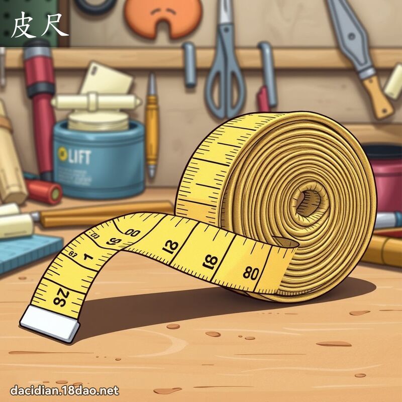 皮尺 - 國語大辭典配圖