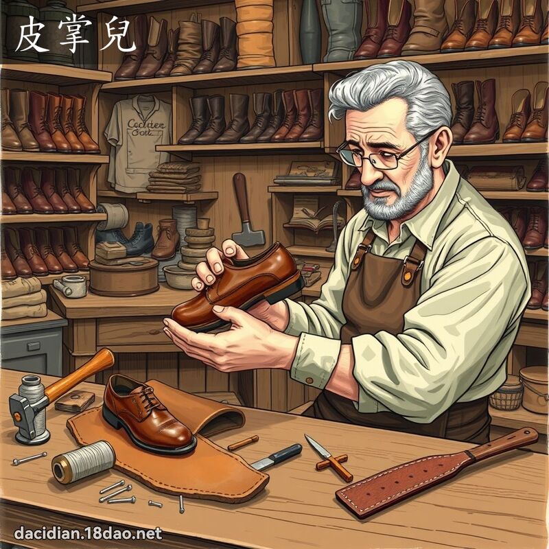 皮掌儿 - 国语大辞典配图
