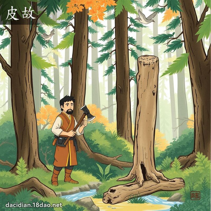 皮故 - 國語大辭典配圖