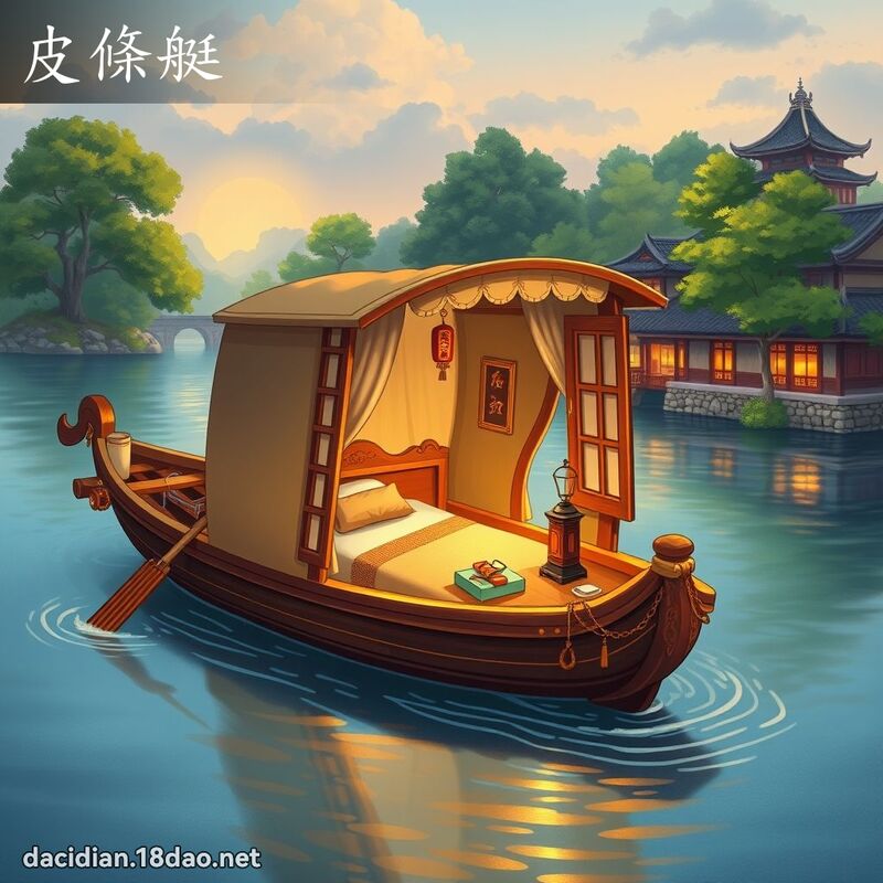 皮条艇 - 国语大辞典配图