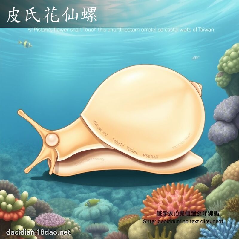 皮氏花仙螺 - 国语大辞典配图
