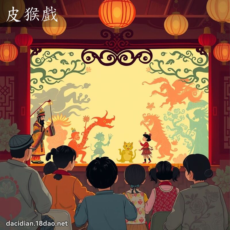 皮猴戏 - 国语大辞典配图