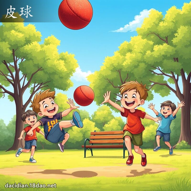 皮球 - 国语大辞典配图