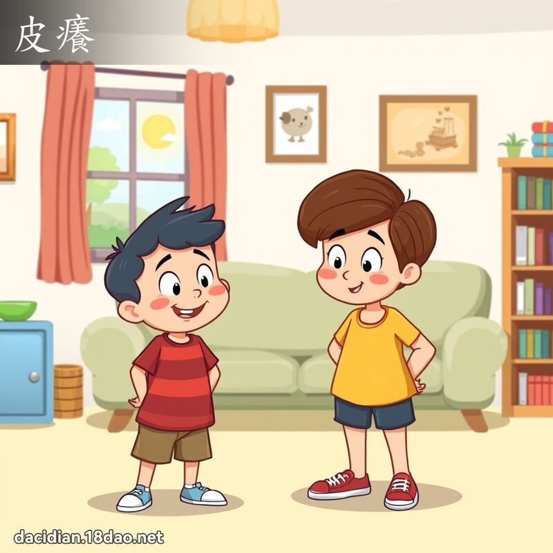 皮痒 - 国语大辞典配图