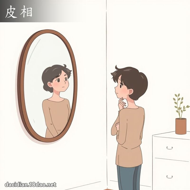 皮相 - 国语大辞典配图