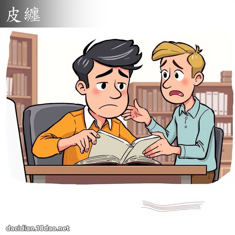 皮缠 - 国语大辞典配图