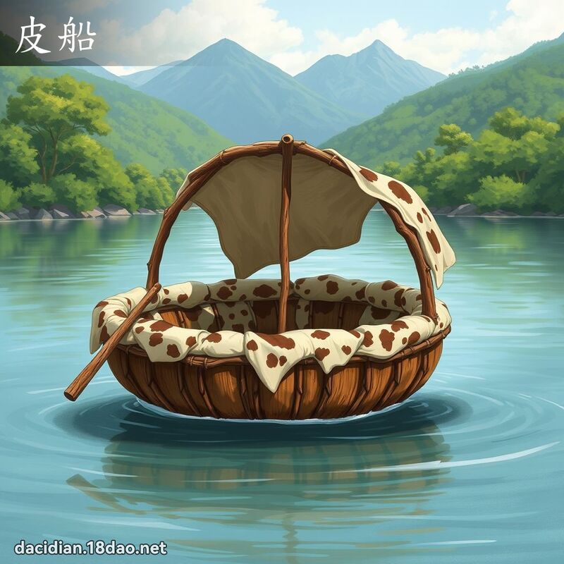 皮船 - 國語大辭典配圖