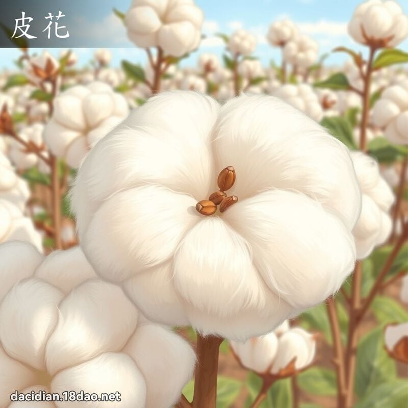 皮花 - 国语大辞典配图